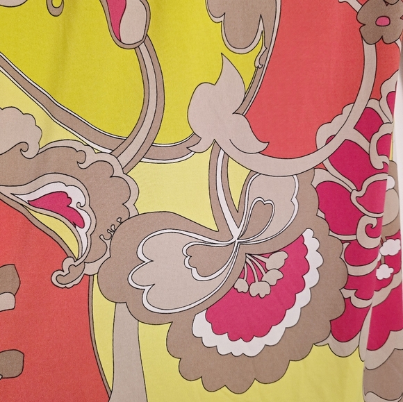 LAST CALL🍂 Trina Turk Mod psychedelic Pucci print colorful dress stretchy - Picture 12 of 14